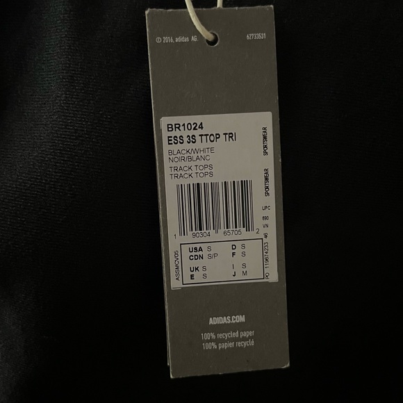 Men’s Small Adidas Jacket NEW - Picture 7 of 7